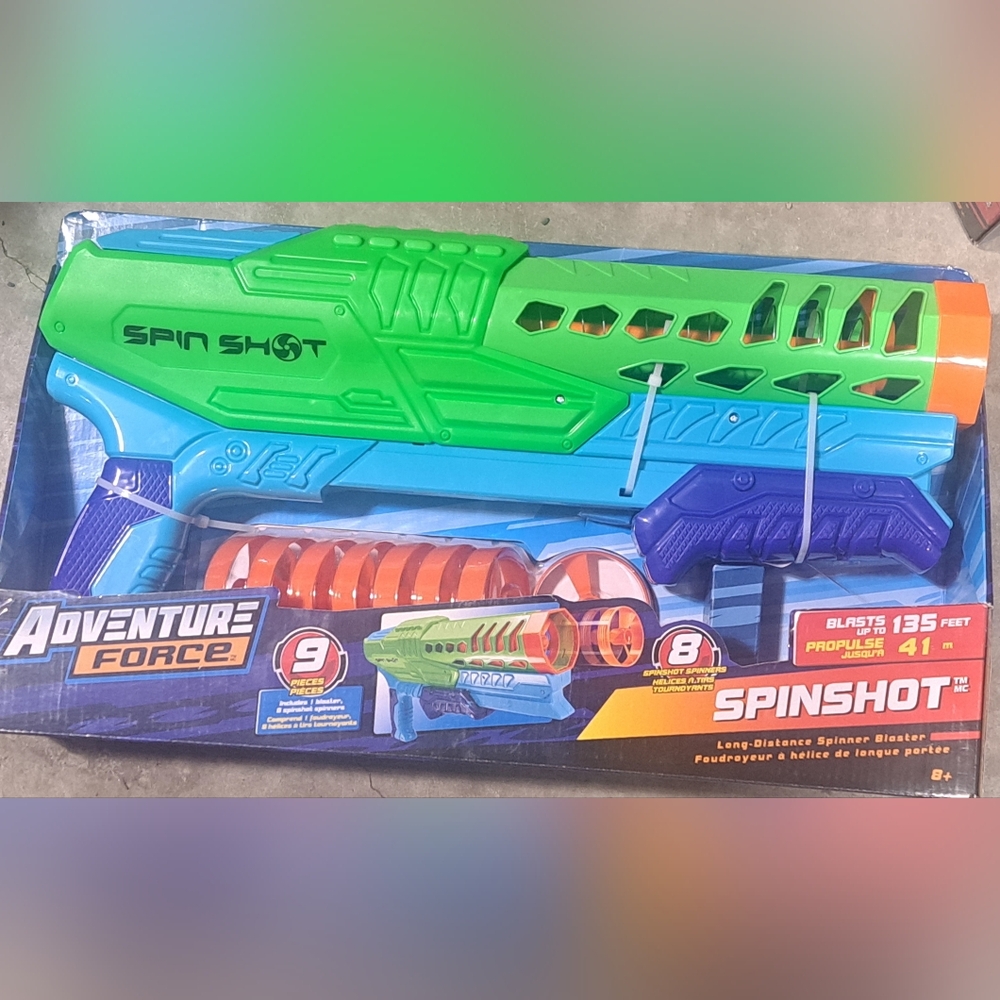 Brand New Adventure Force Spin shot Spin blaster